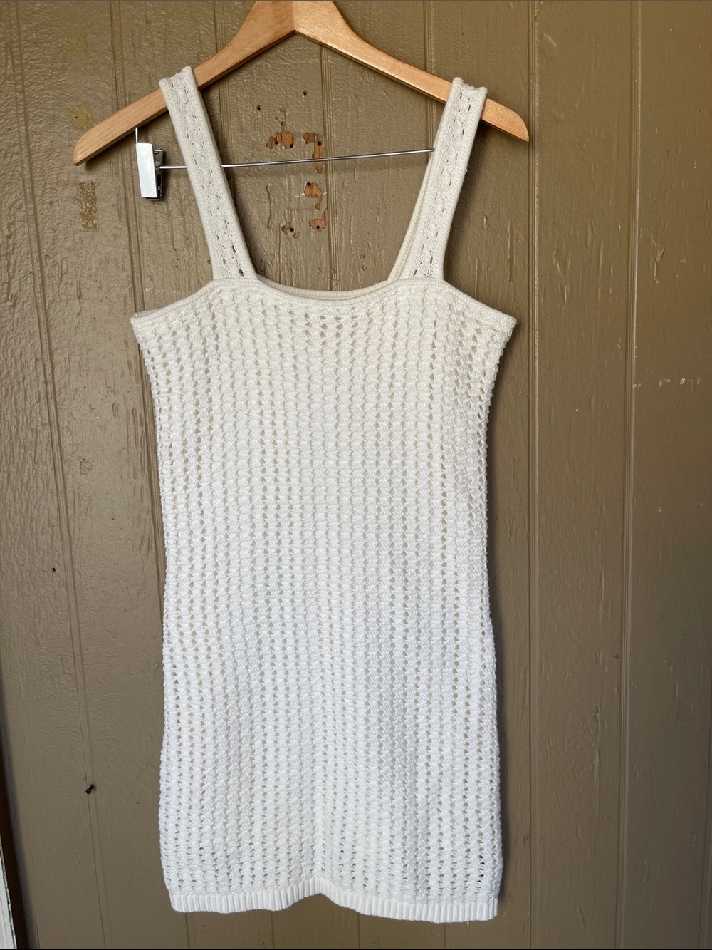 Gap Crochet Knit Mini Dress  in Off White Size XS